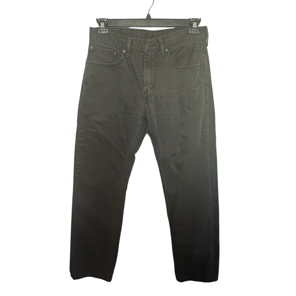 Levi’s Men’s Dark Gray 505 Straight Leg Jeans